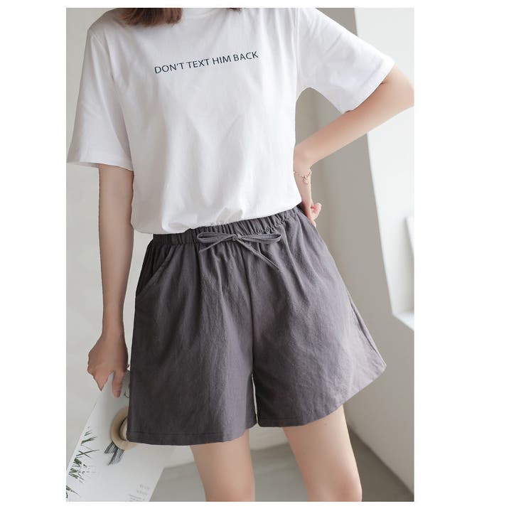 ショートパンツ 膝上丈 レディース | PlusNao | 詳細画像8 