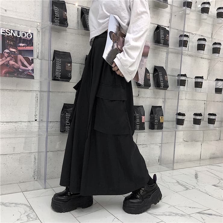 ワイドパンツ ガウチョパンツ ボトムス | PlusNao | 詳細画像11 