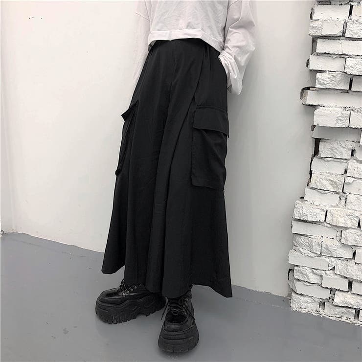 ワイドパンツ ガウチョパンツ ボトムス | PlusNao | 詳細画像12 