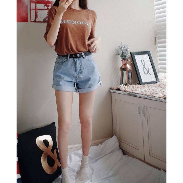 ショートパンツ デニム 短パン | PlusNao | 詳細画像3 