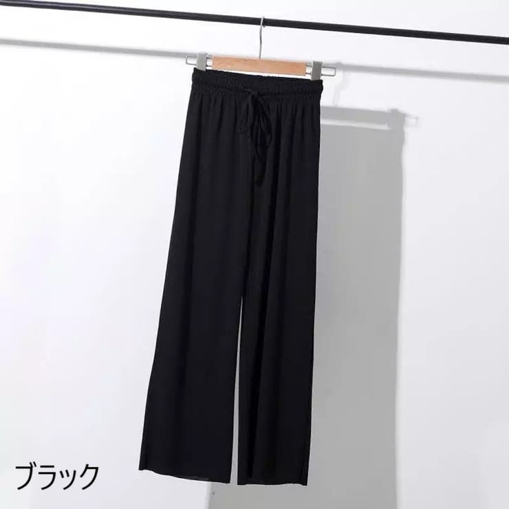 ロングパンツ レディース セミワイド | PlusNao | 詳細画像14 