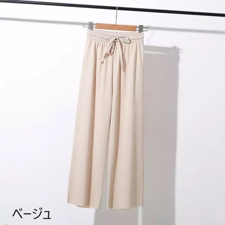 ロングパンツ レディース セミワイド | PlusNao | 詳細画像16 