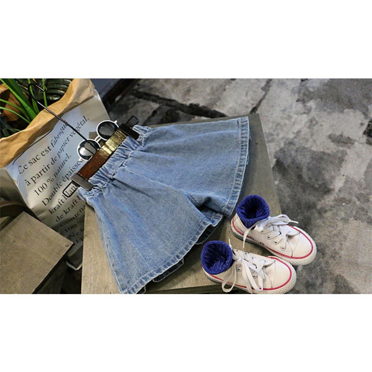 キュロットスカート デニムパンツ ショートパンツ | PlusNao | 詳細画像3 