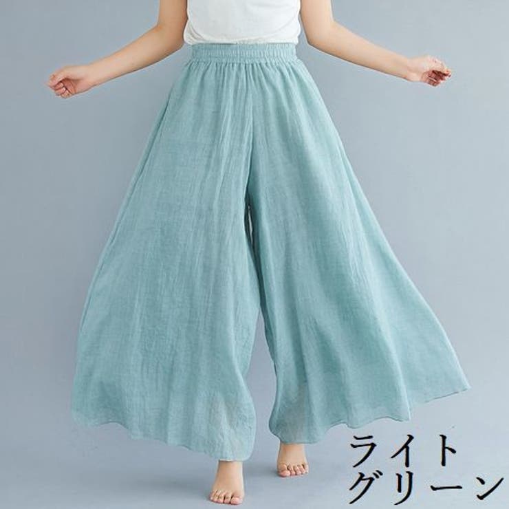 ガウチョパンツ ワイドパンツ スカーチョ | PlusNao | 詳細画像12 
