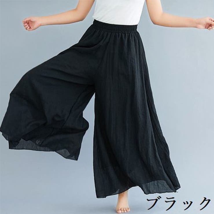 ガウチョパンツ ワイドパンツ スカーチョ | PlusNao | 詳細画像4 