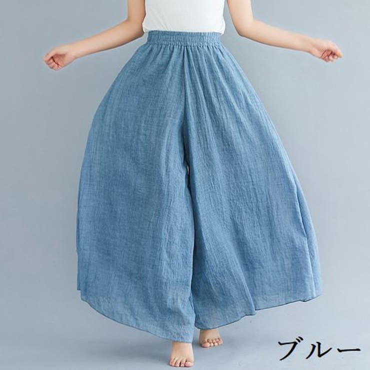 ガウチョパンツ ワイドパンツ スカーチョ | PlusNao | 詳細画像5 