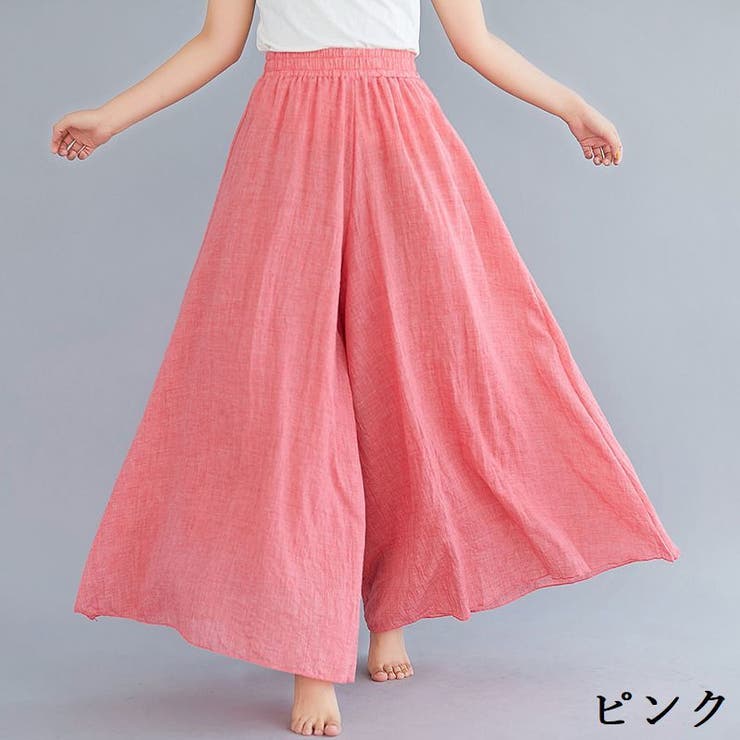 ガウチョパンツ ワイドパンツ スカーチョ | PlusNao | 詳細画像6 