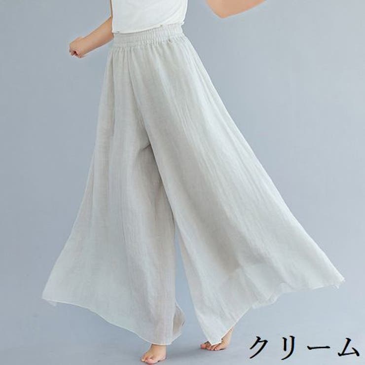 ガウチョパンツ ワイドパンツ スカーチョ | PlusNao | 詳細画像9 