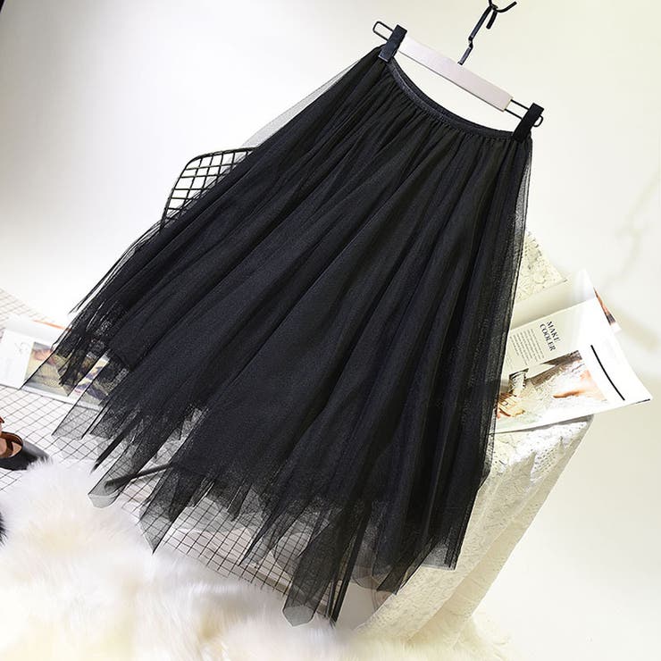 チュールスカート ロングスカート レディース | PlusNao | 詳細画像11 