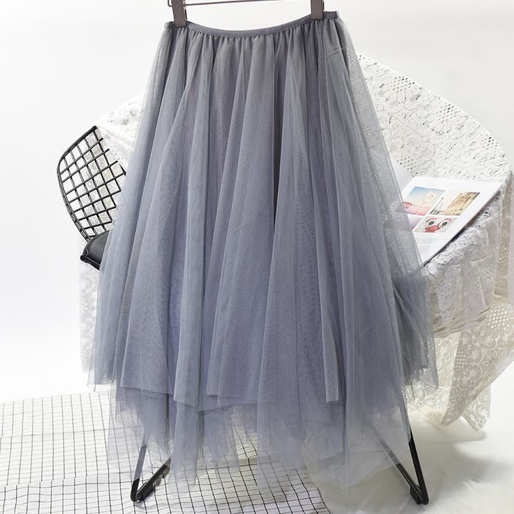チュールスカート ロングスカート レディース | PlusNao | 詳細画像13 