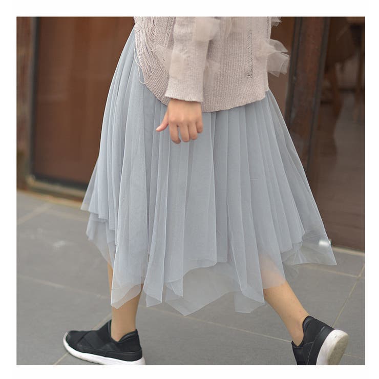 チュールスカート ロングスカート レディース | PlusNao | 詳細画像16 