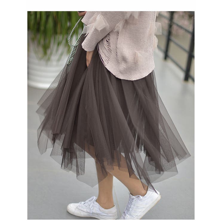 チュールスカート ロングスカート レディース | PlusNao | 詳細画像19 
