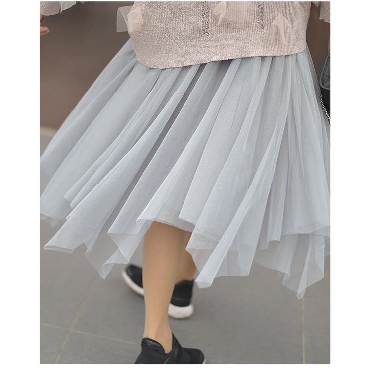 チュールスカート ロングスカート レディース | PlusNao | 詳細画像3 