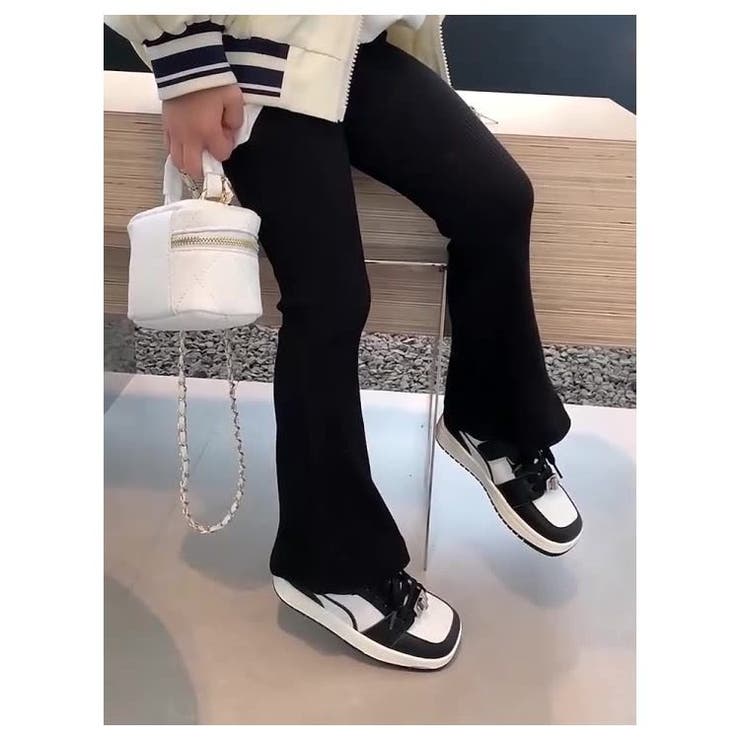 ロングパンツ フレアパンツ ボトムス | PlusNao | 詳細画像2 