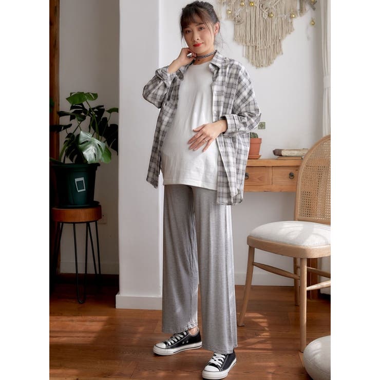 マタニティパンツ ロングパンツ レディース | PlusNao | 詳細画像5 