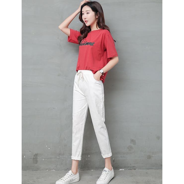 ロングパンツ 9分丈 テーパードパンツ | PlusNao | 詳細画像2 