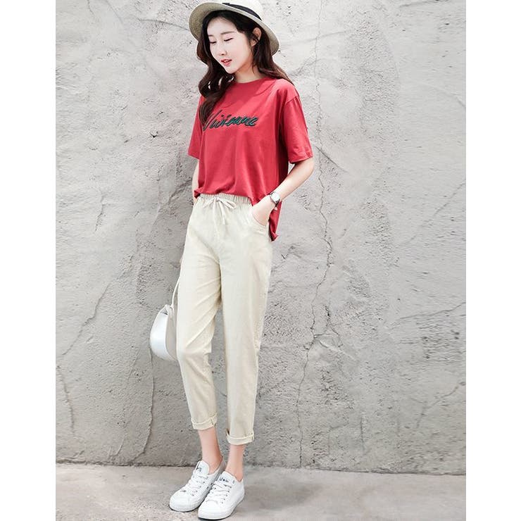 ロングパンツ 9分丈 テーパードパンツ | PlusNao | 詳細画像4 