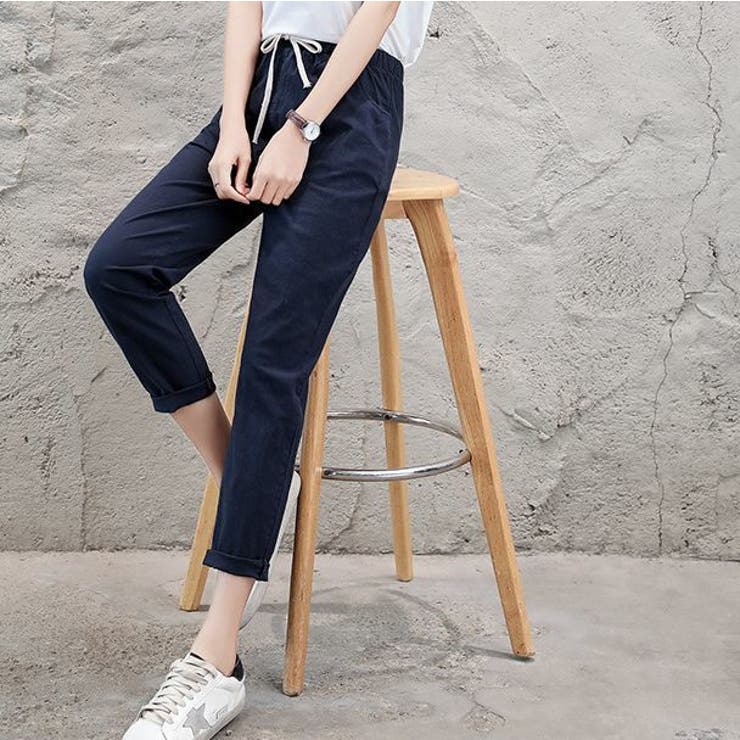 ロングパンツ 9分丈 テーパードパンツ | PlusNao | 詳細画像5 