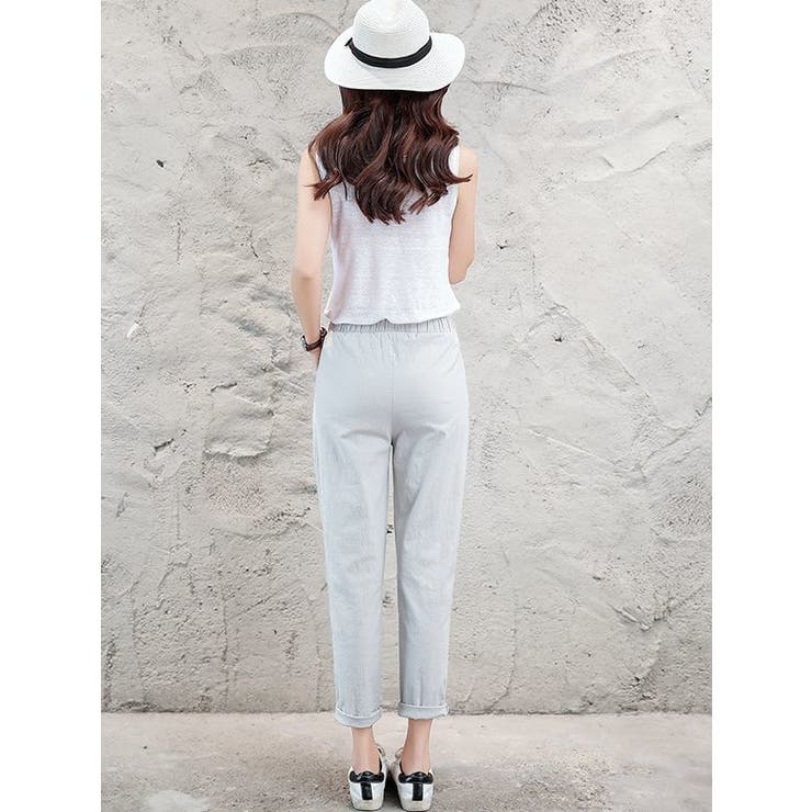 ロングパンツ 9分丈 テーパードパンツ | PlusNao | 詳細画像6 