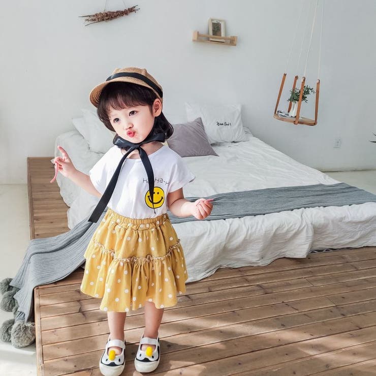 ティアードスカート キッズ ボトムス[品番：FQ000119266]｜PlusNao