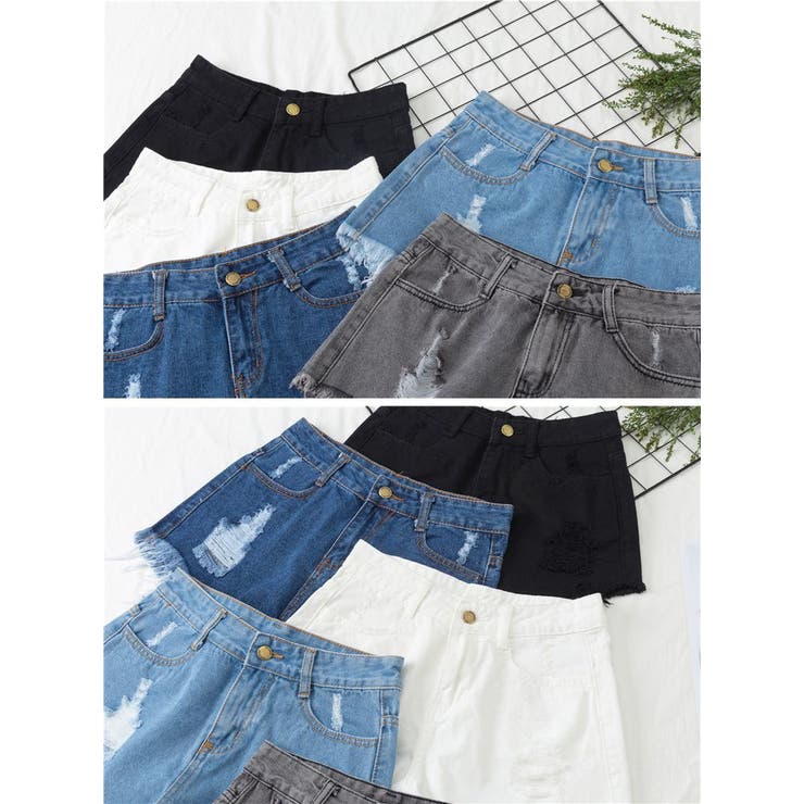 ショートパンツ デニムパンツ レディース | PlusNao | 詳細画像13 