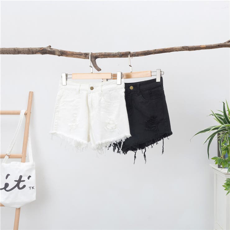 ショートパンツ デニムパンツ レディース | PlusNao | 詳細画像4 