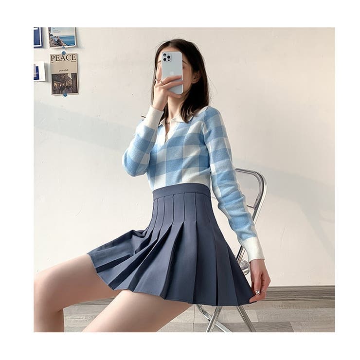 ミニスカート プリーツスカート レディース | PlusNao | 詳細画像6 