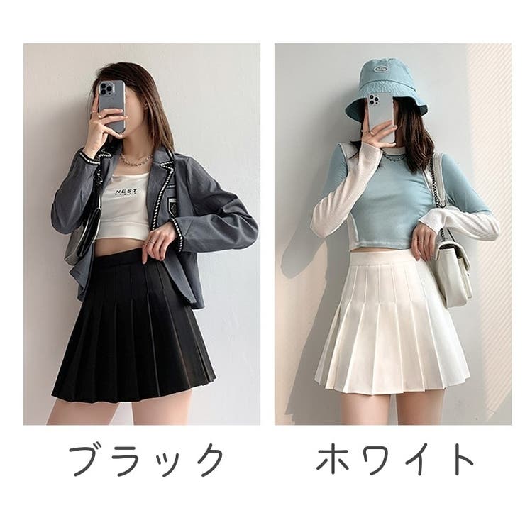 ミニスカート プリーツスカート レディース | PlusNao | 詳細画像9 