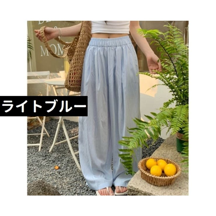 ロングパンツ ワイドパンツ 長ズボン | PlusNao | 詳細画像9 