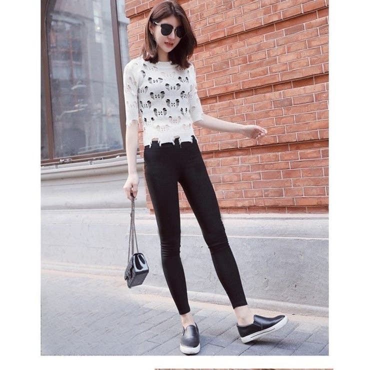 ロングパンツ レギンスパンツ レギパン | PlusNao | 詳細画像6 