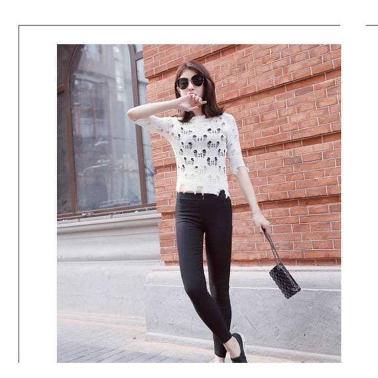 ロングパンツ レギンスパンツ レギパン | PlusNao | 詳細画像7 