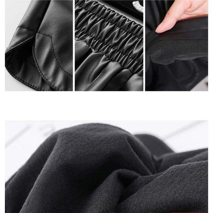 ショートパンツ レザー調 レディース | PlusNao | 詳細画像11 