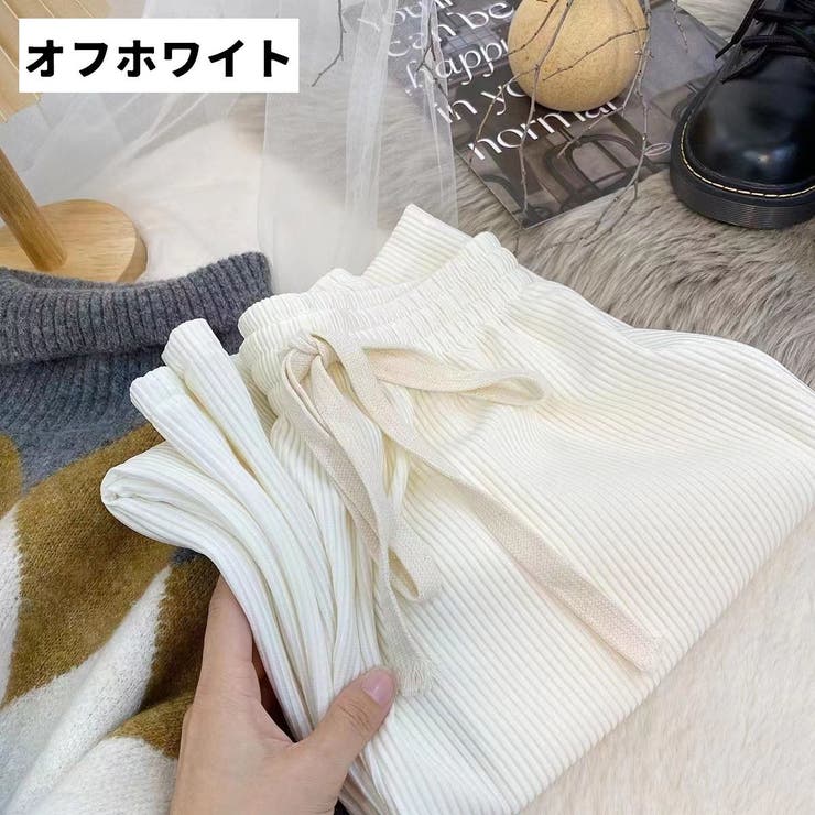 ワイドパンツ リラックス ロングパンツ | PlusNao | 詳細画像16 