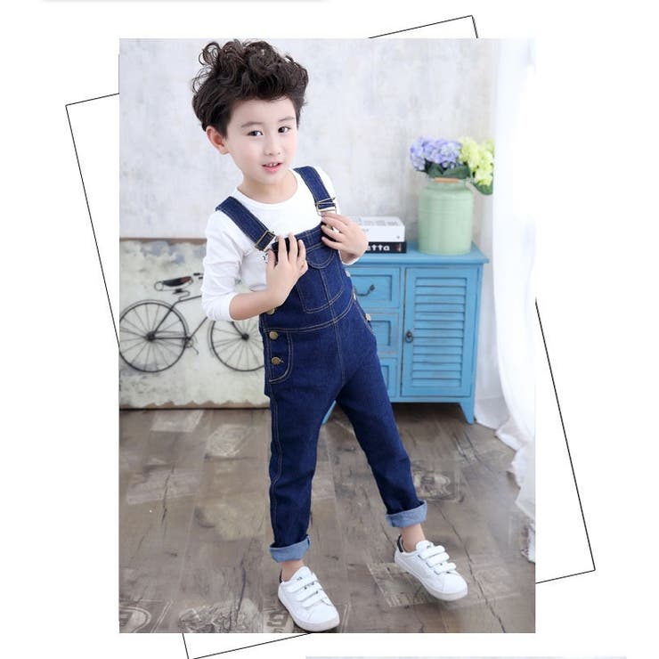 オーバーオール デニム キッズ | PlusNao | 詳細画像10 