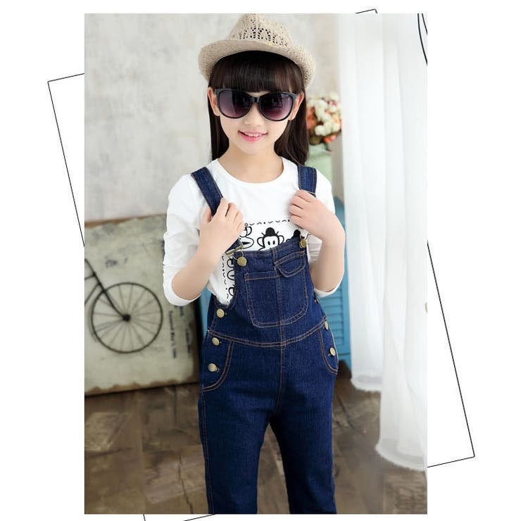 オーバーオール デニム キッズ | PlusNao | 詳細画像3 