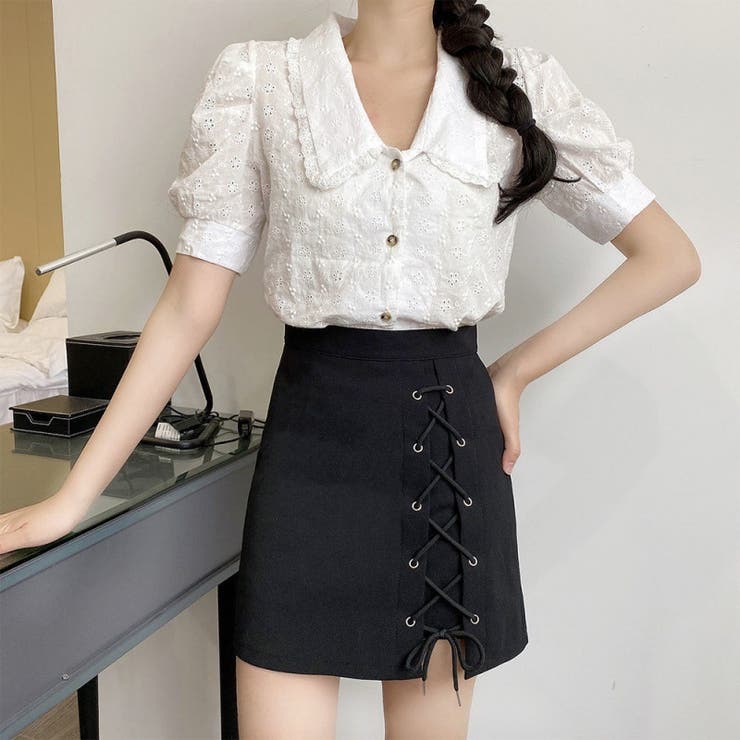 ミニスカート レディース 大きいサイズ | PlusNao | 詳細画像5 