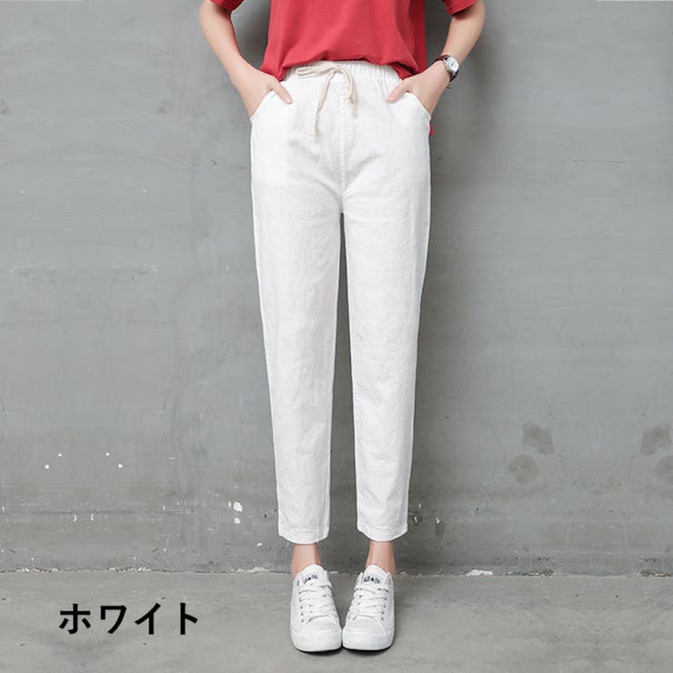 テーパードパンツ 9分丈 レディース | PlusNao | 詳細画像9 