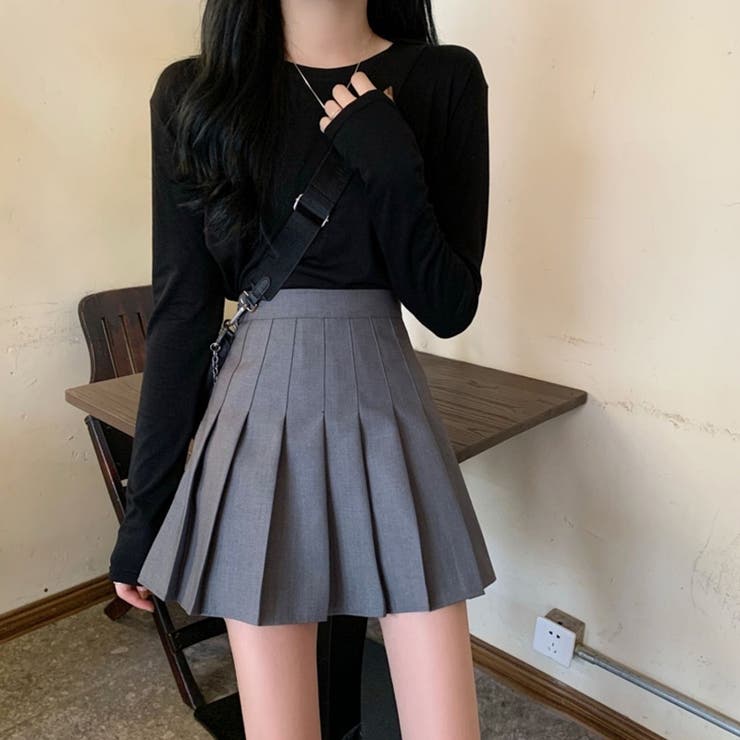 ミニスカート プリーツスカート Aライン | PlusNao | 詳細画像3 