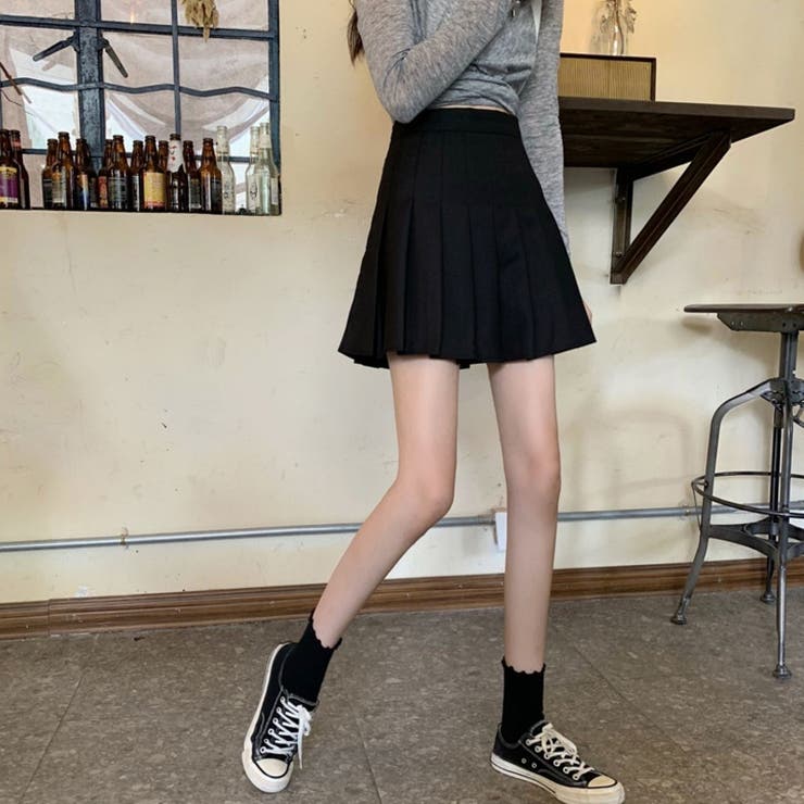 ミニスカート プリーツスカート Aライン | PlusNao | 詳細画像6 