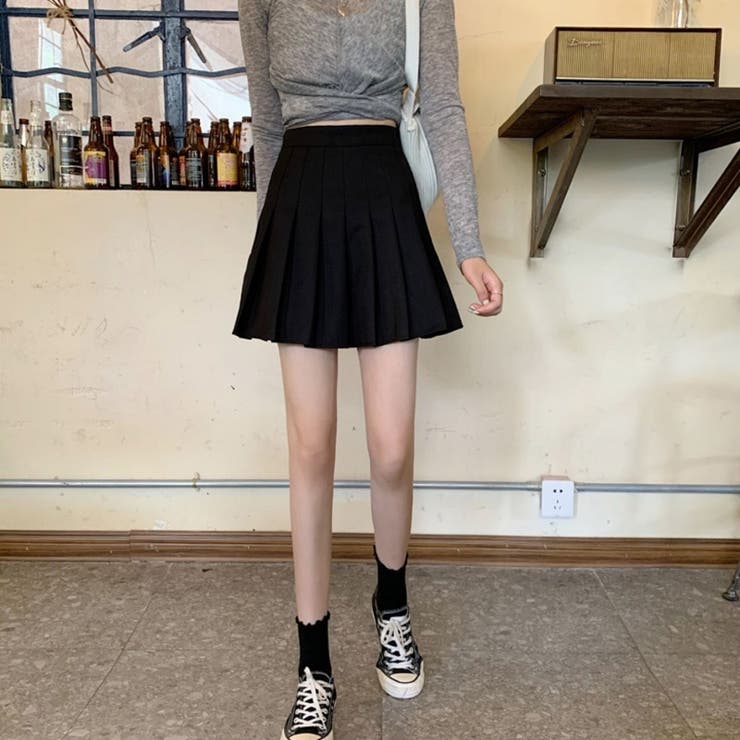 ミニスカート プリーツスカート Aライン | PlusNao | 詳細画像7 