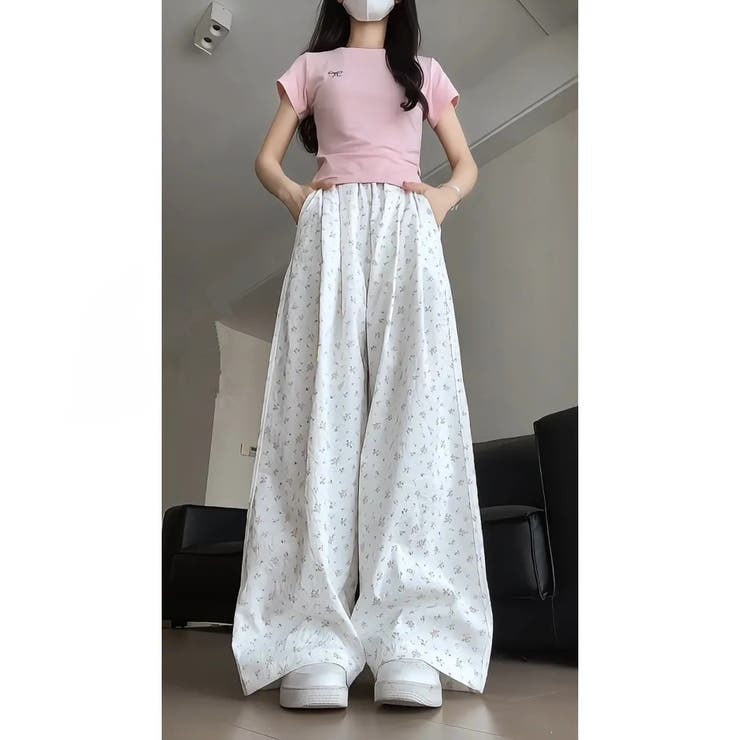 ワイドパンツ ロングパンツ レディース | PlusNao | 詳細画像2 