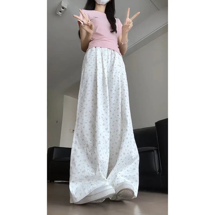 ワイドパンツ ロングパンツ レディース | PlusNao | 詳細画像3 