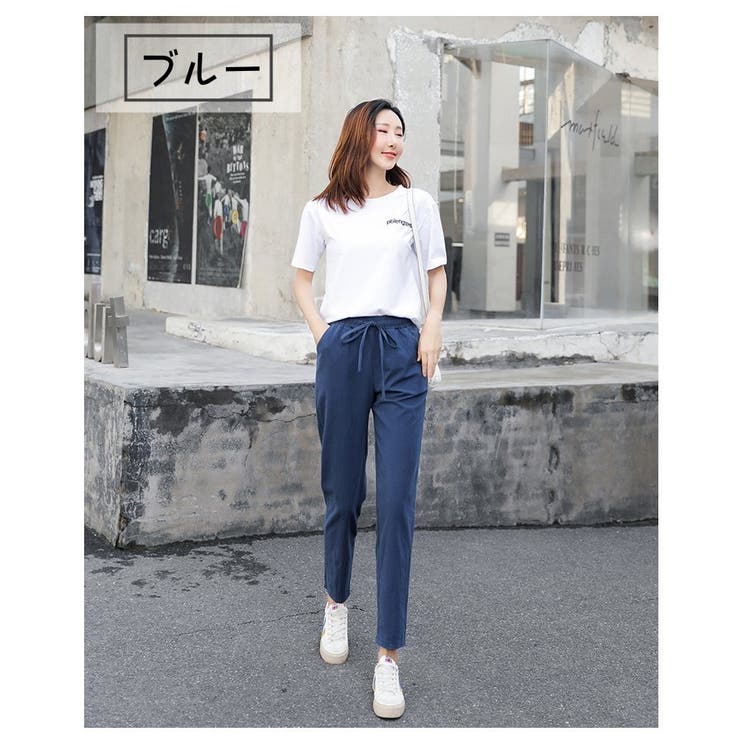 クロップドパンツ テーパードパンツ レディース | PlusNao | 詳細画像12 