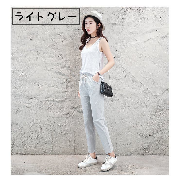 クロップドパンツ テーパードパンツ レディース | PlusNao | 詳細画像17 