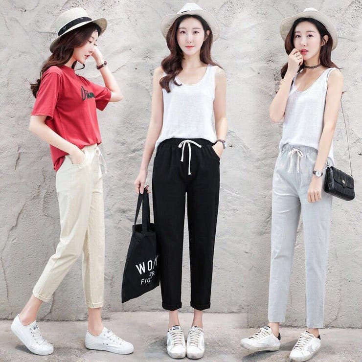 クロップドパンツ テーパードパンツ レディース | PlusNao | 詳細画像2 