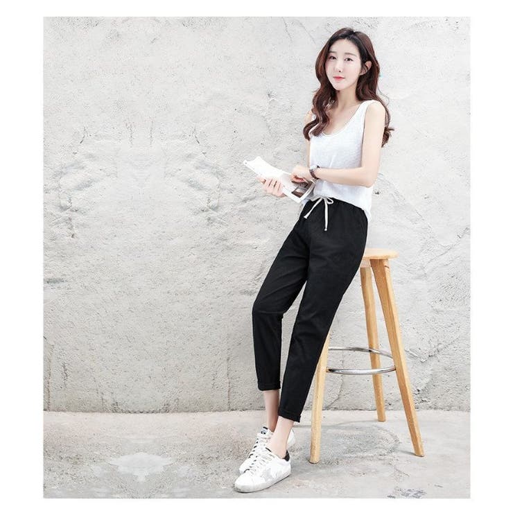 クロップドパンツ テーパードパンツ レディース | PlusNao | 詳細画像3 