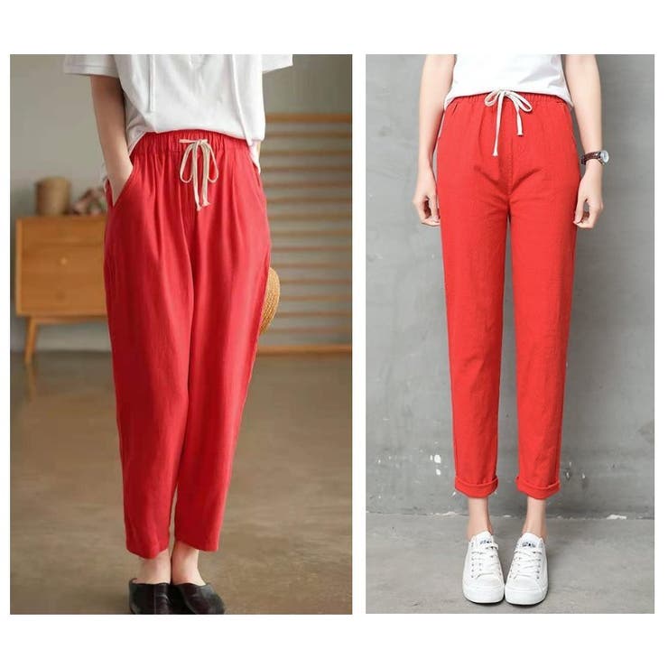 クロップドパンツ テーパードパンツ レディース | PlusNao | 詳細画像6 