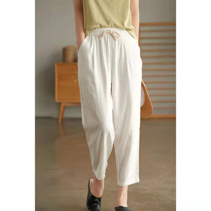 クロップドパンツ テーパードパンツ レディース | PlusNao | 詳細画像7 