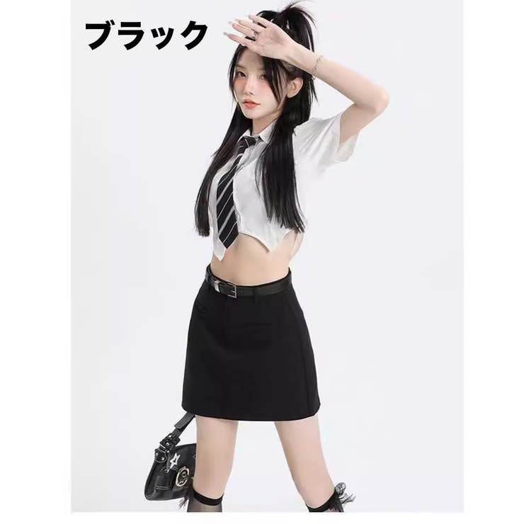 ミニスカート Aライン ハイウエスト | PlusNao | 詳細画像9 
