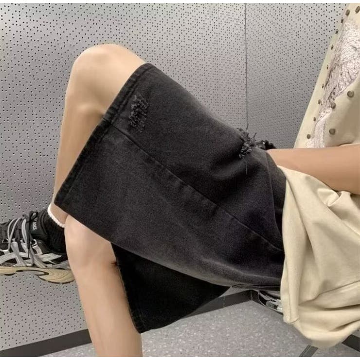 ハーフパンツ デニムパンツ 半ズボン | PlusNao | 詳細画像10 